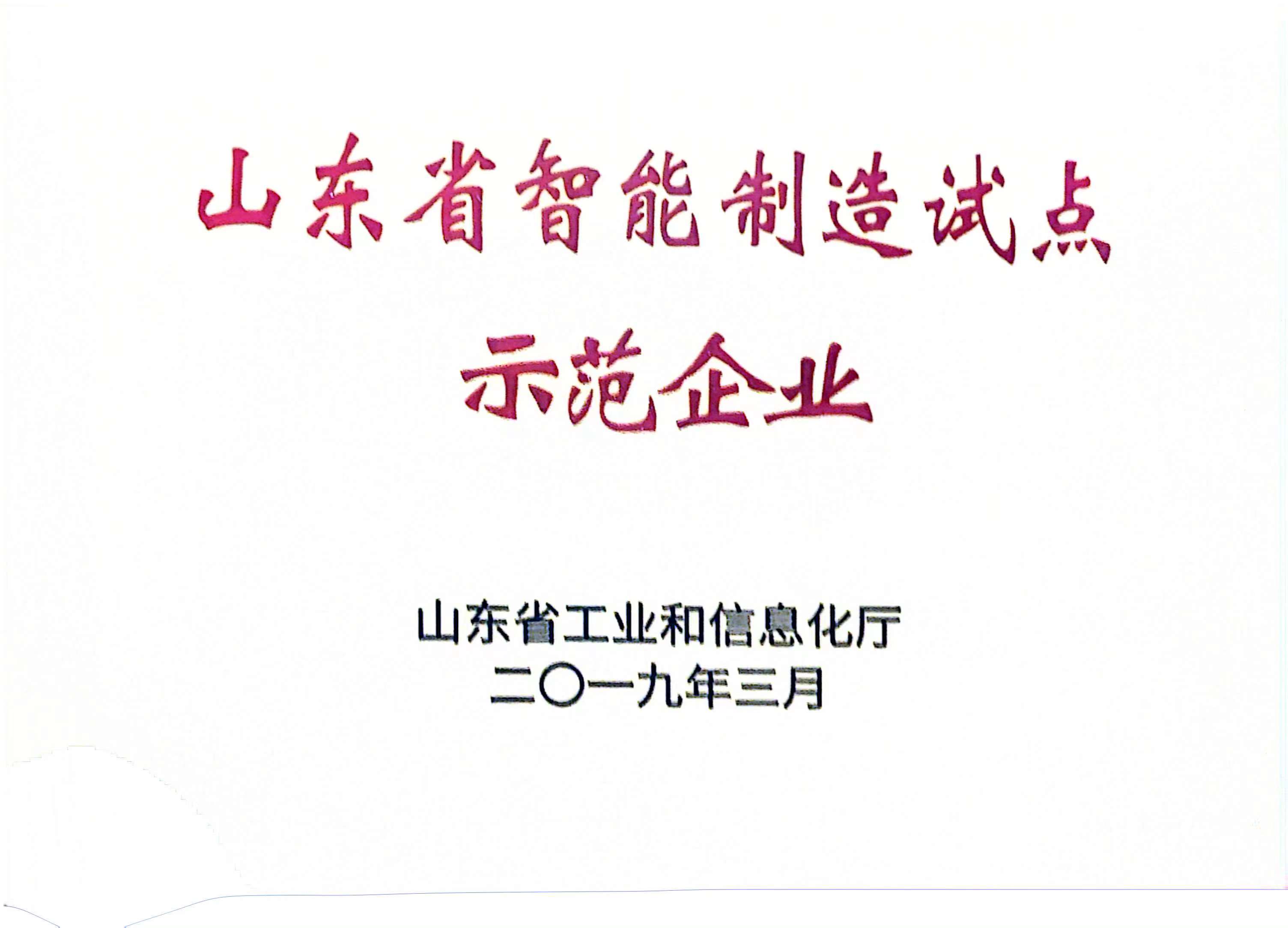 2019.3 山东省ks凯时制造试点示范企业.jpg